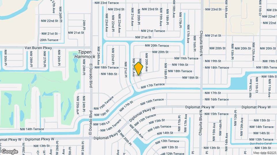 1804 NW 20th Pl Map and Location Details
