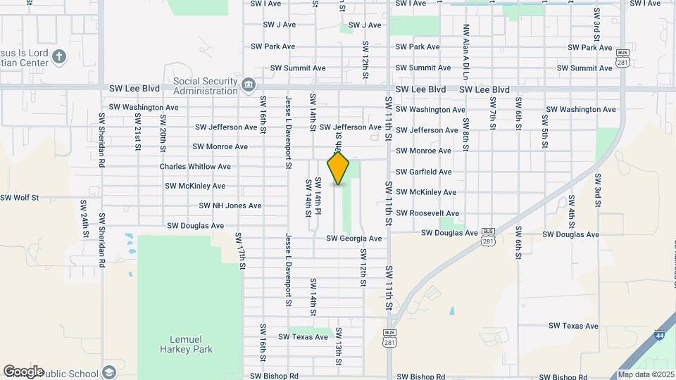 1726 SW 13th St Map and Location Details