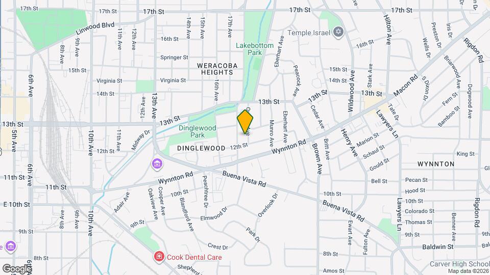 1219 Owsley Ave Map and Location Details