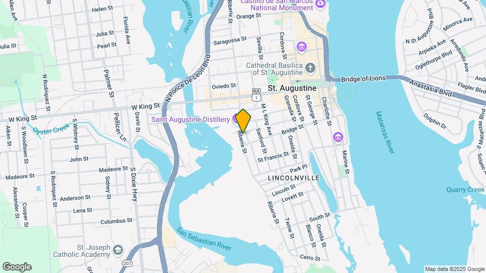 133 Riberia St Map and Location Details