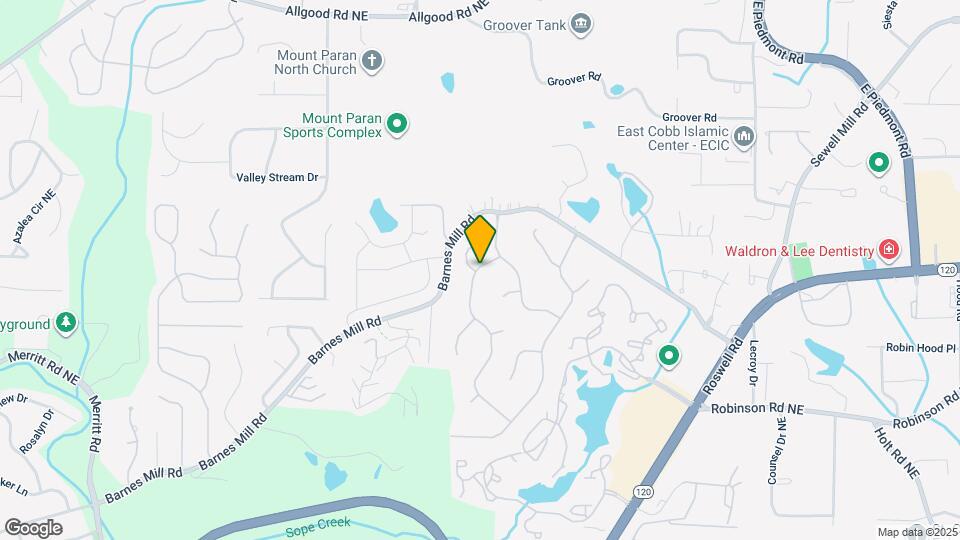 808 Oak Trail Dr Map and Location Details