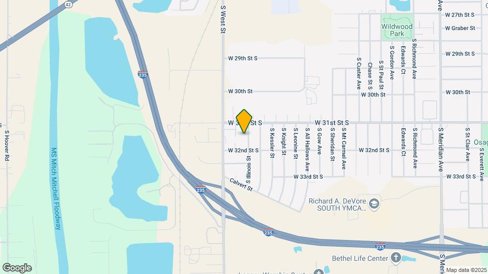 3227 S Illinois St Map and Location Details