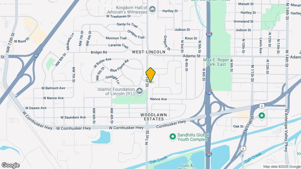 Salt Creek Townhomes Map and Location Details