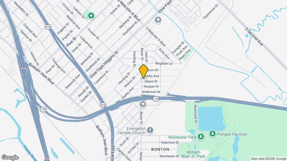 5316 Bexar St Map and Location Details