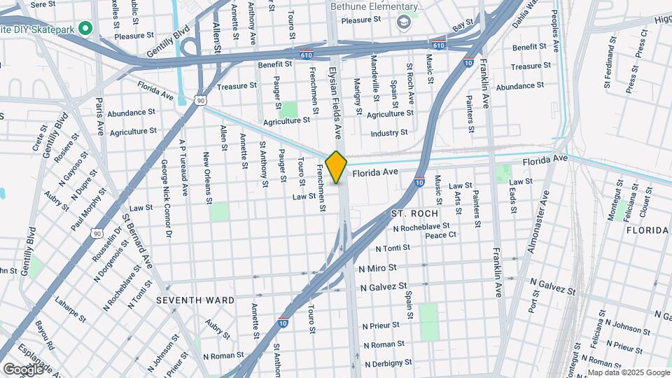2606 Elysian Fields Ave Map and Location Details