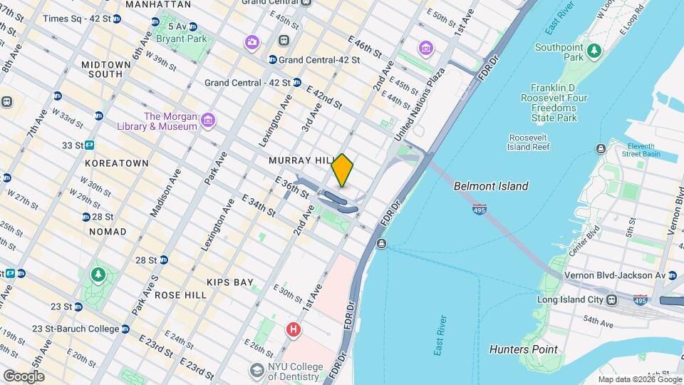 636 First Avenue 22C Map and Location Details