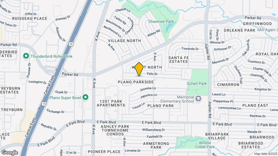 1513 Lilac Ln Mapa y Detalles de la Ubicación