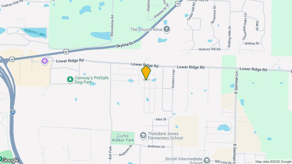 2230 Eldridge Ln Map and Location Details