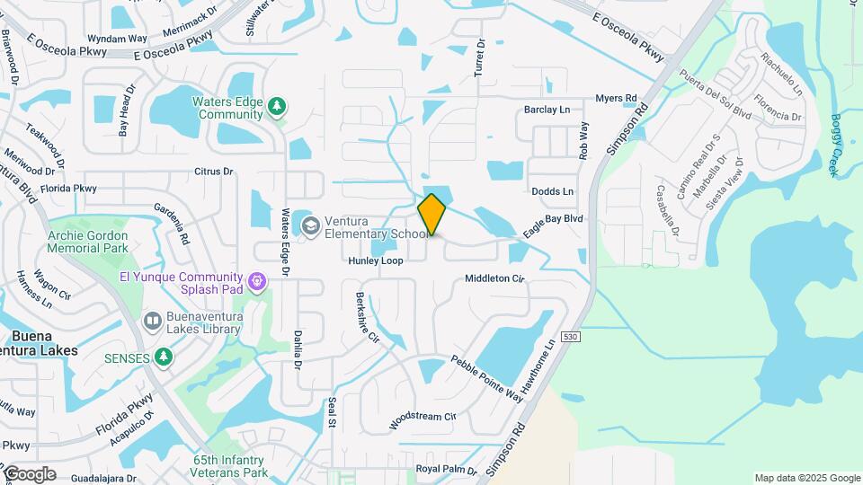 2623 Hunley Loop Map and Location Details