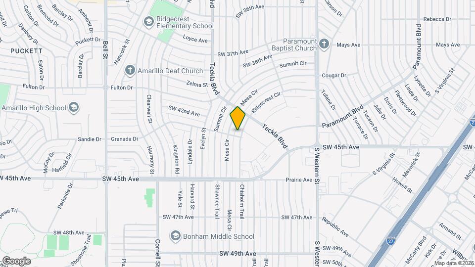 4424 Ridgecrest Cir Map and Location Details