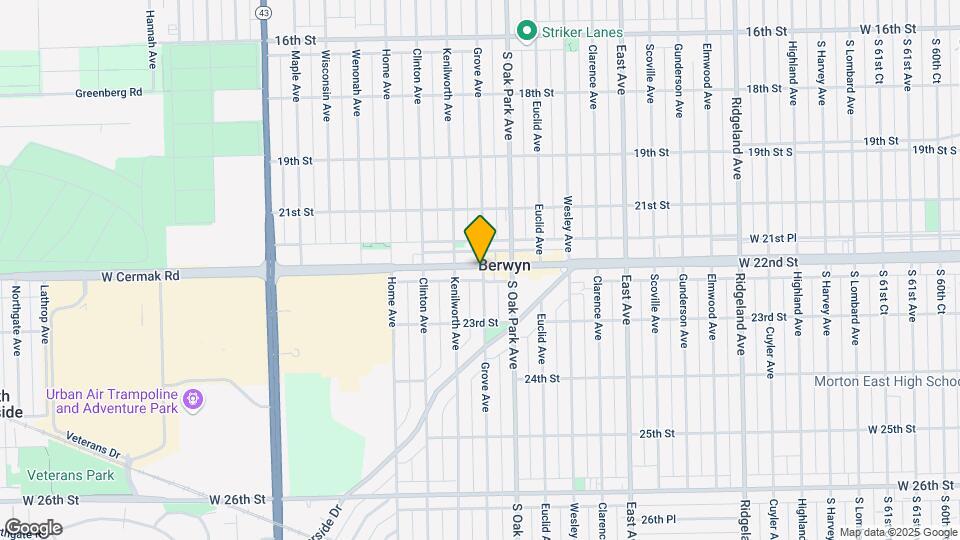 2202 Grove Ave Mapa y Detalles de la Ubicación