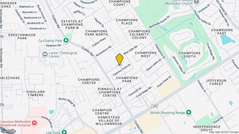 6803 Walton Heath Dr Map and Location Details