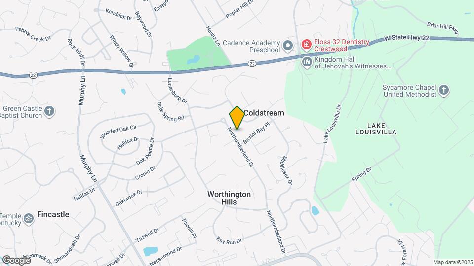 4107 Northumberland Dr Map and Location Details