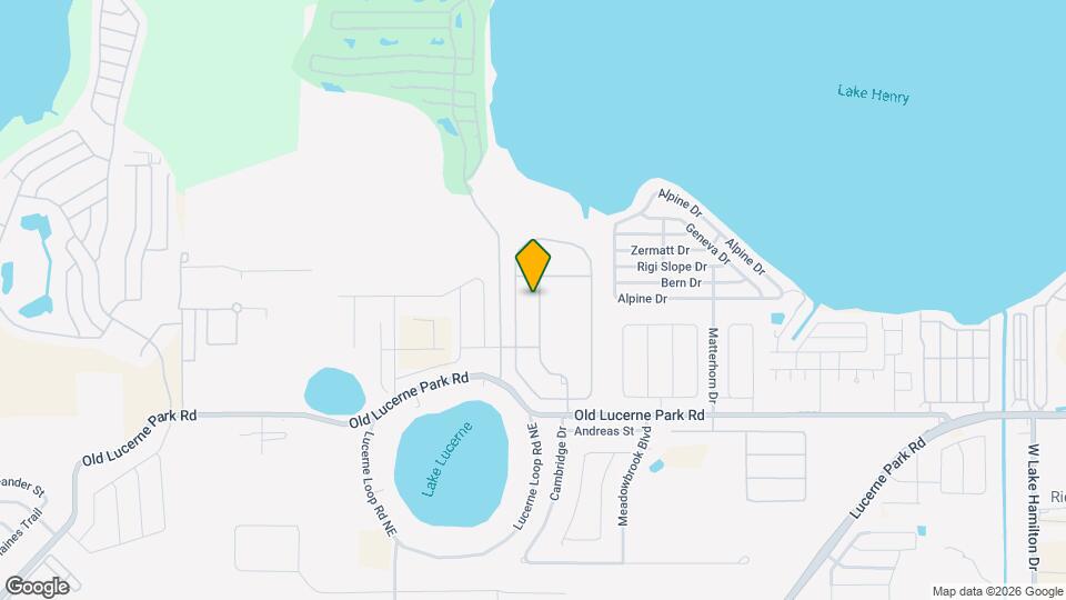 308 Lake Lucerne Way Map and Location Details