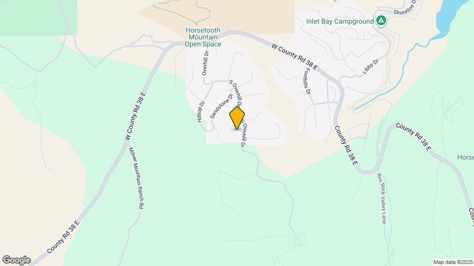 5017 S Overhill Dr Map and Location Details