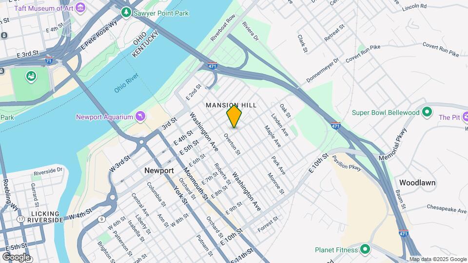 417 E 6th St, Unit Apt 2 Mapa y Detalles de la Ubicación