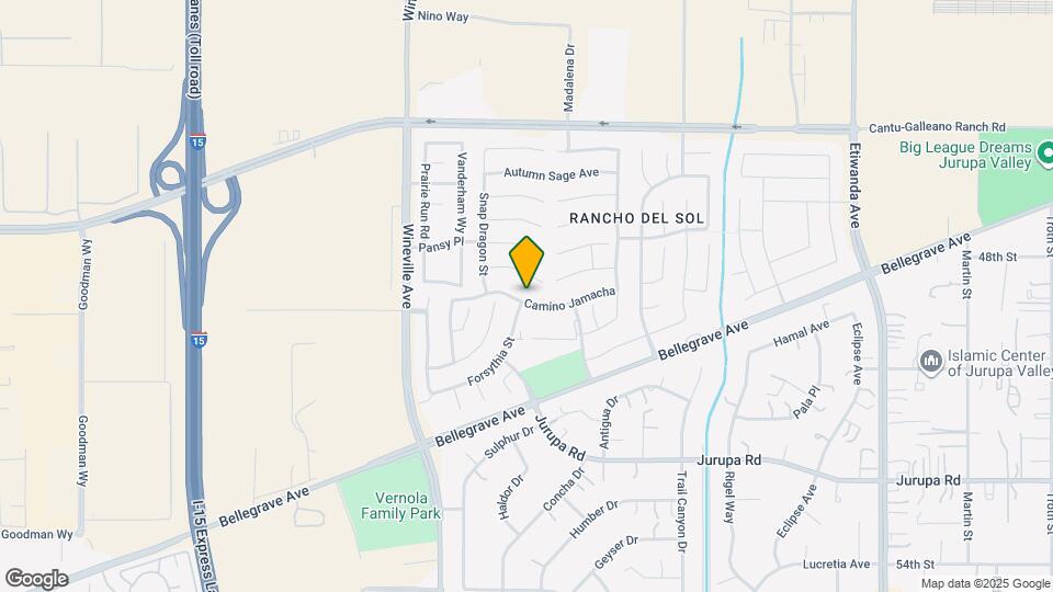 11617 Camino Jamacha Map and Location Details