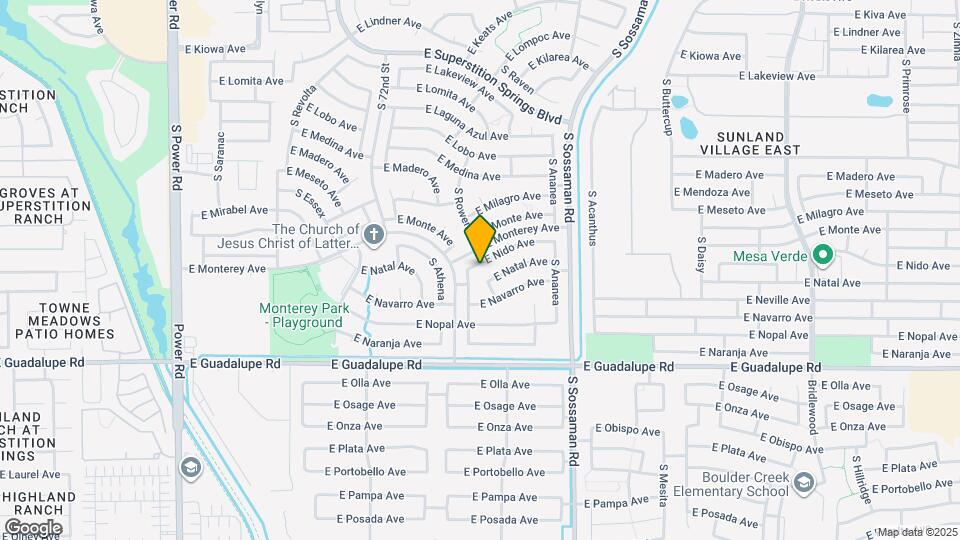 7419 E Nido Ave Mapa y Detalles de la Ubicación