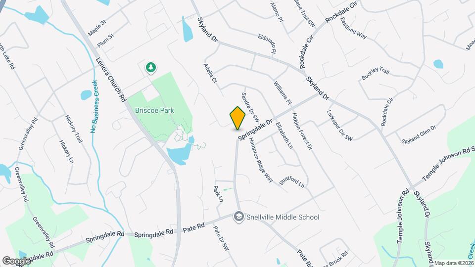 2395 Springdale Dr Map and Location Details