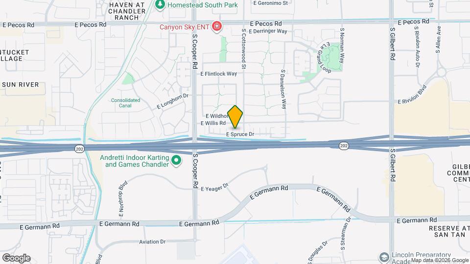 2200 E Spruce Dr Mapa y Detalles de la Ubicación