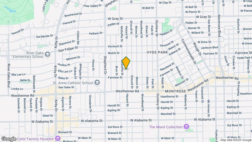2218 Hazard St, Unit 4 Map and Location Details