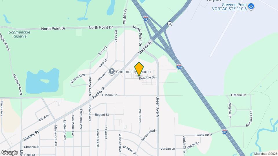 3812 Doolittle Dr Map and Location Details