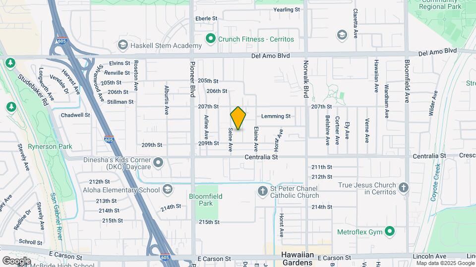 20822 Seine Ave Map and Location Details