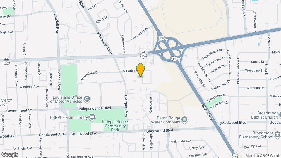 266 W Parkland Dr Map and Location Details