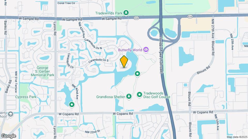 2767 Carambola Cir S Map and Location Details