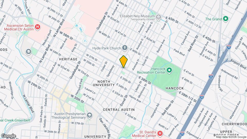 301 East 38th Street Map and Location Details