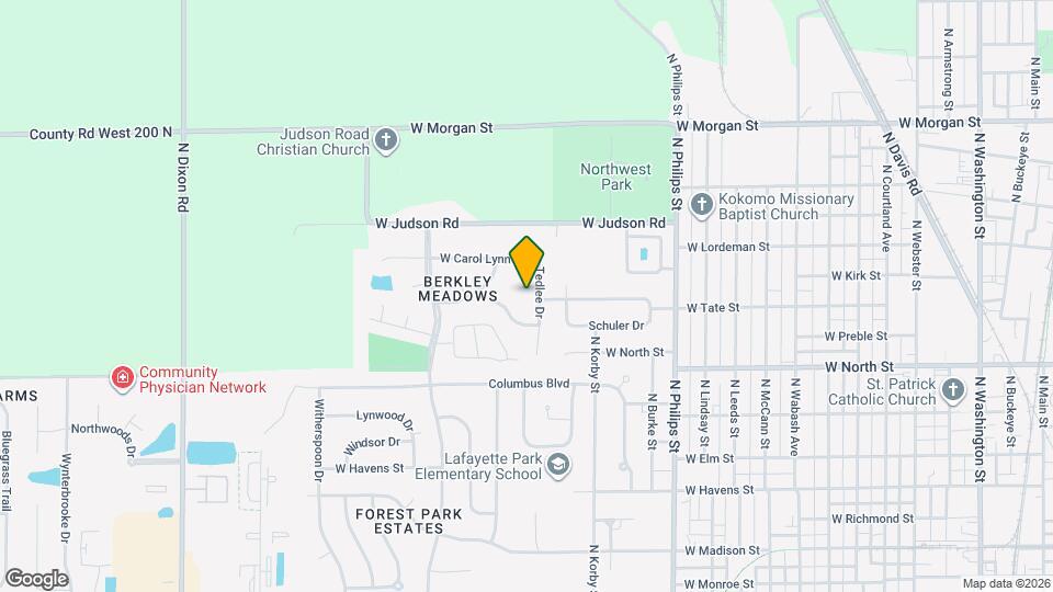 1607 Tooley Ct Map and Location Details