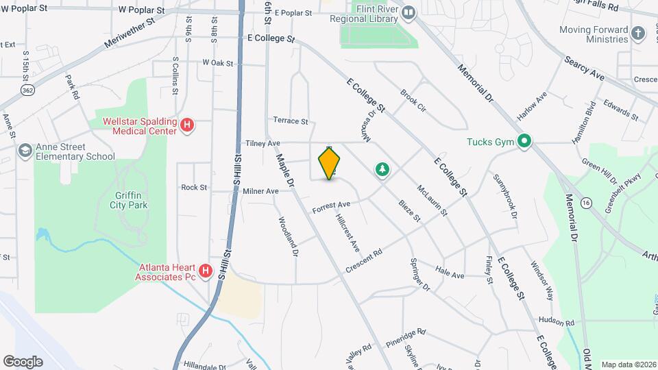 312 Terrace St Map and Location Details