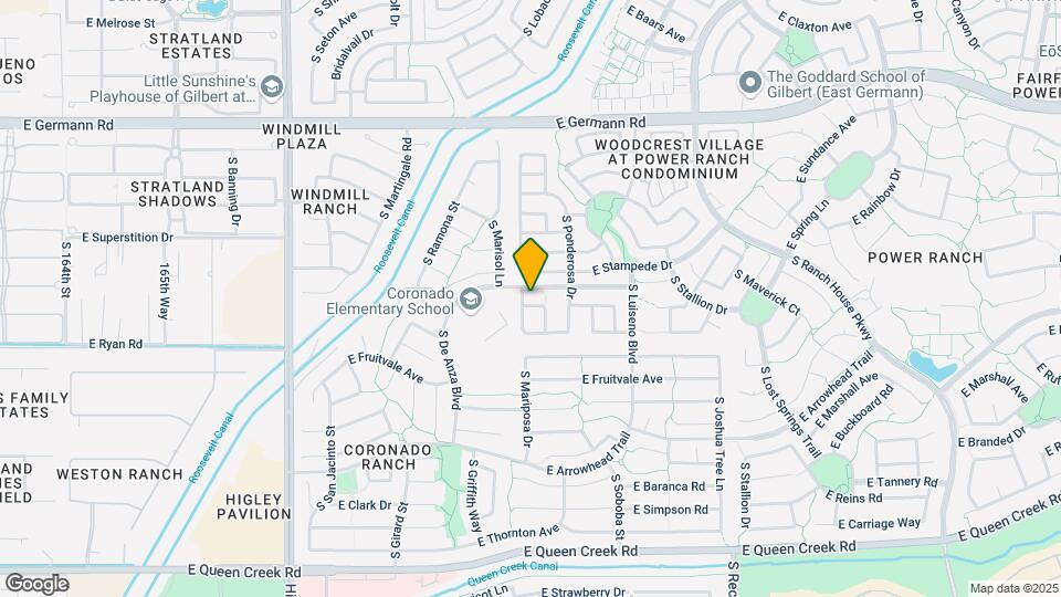 3642 E Timberline Rd Map and Location Details
