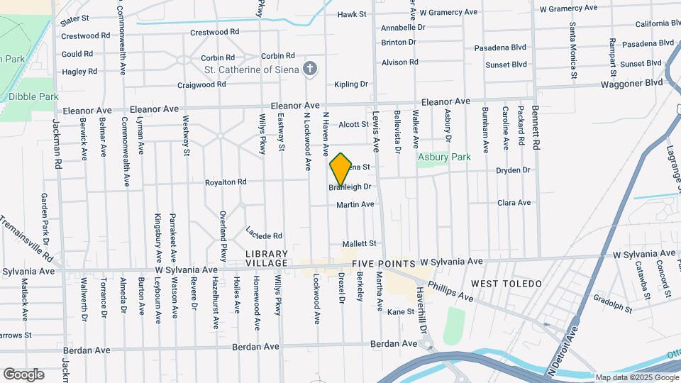 1113 Branleigh Dr Map and Location Details