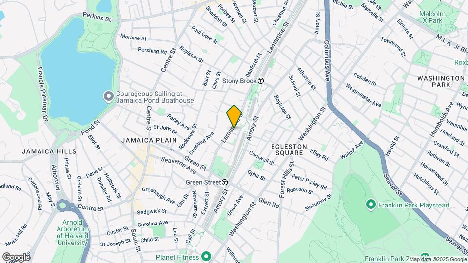 266 Lamartine St, Unit #2 Map and Location Details