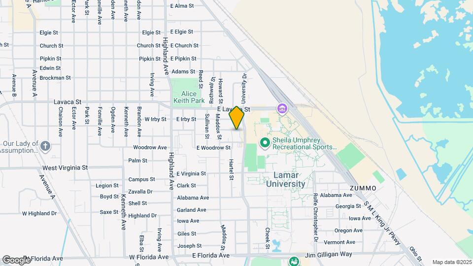 740 E Caston St Map and Location Details