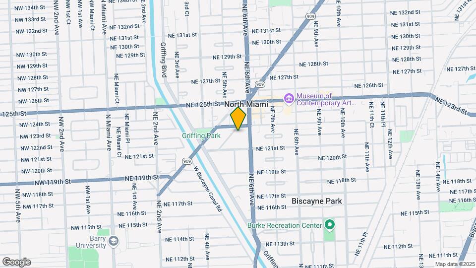12285 NE 5th Ave Map and Location Details