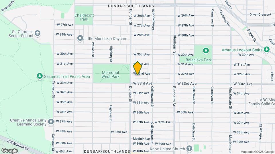 3576 W 32nd Ave Map and Location Details