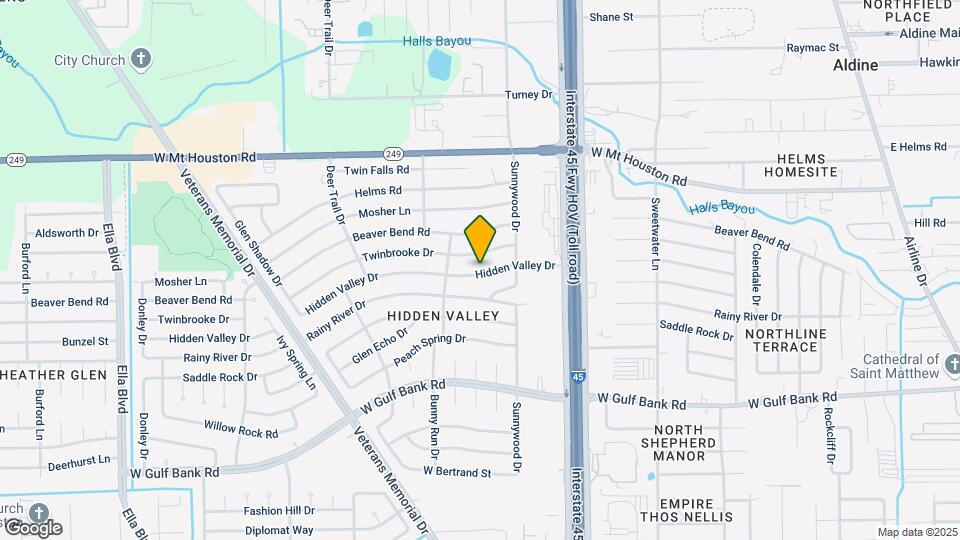 902 Hidden Valley Dr Map and Location Details