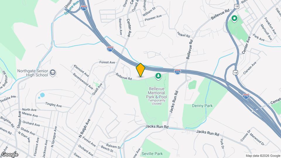 319 Bellevue Rd Map and Location Details