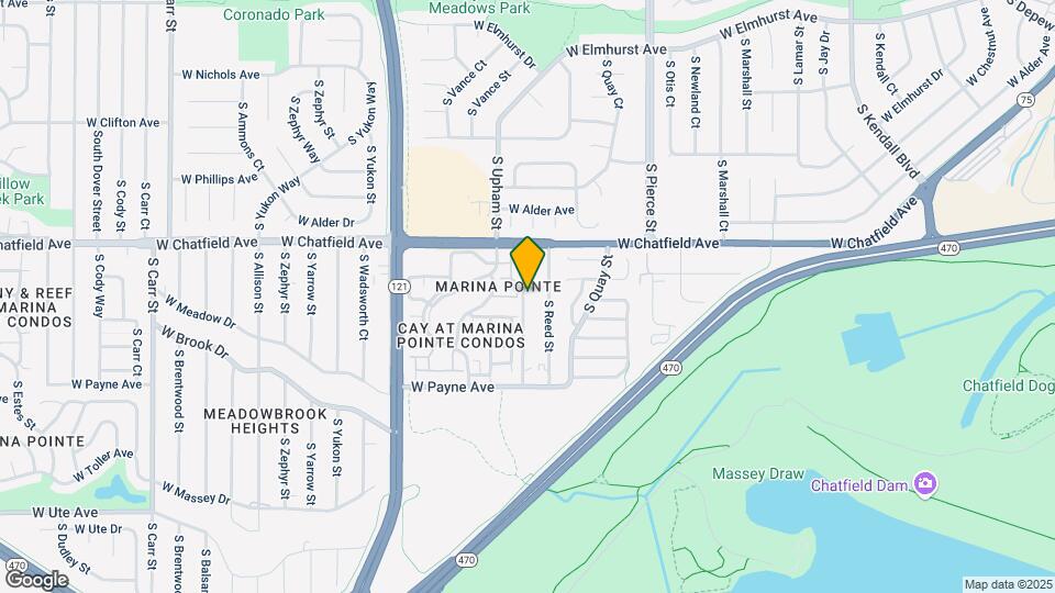 8410 S Saulsbury St Map and Location Details