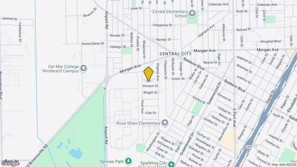 3630 Stinson St Map and Location Details