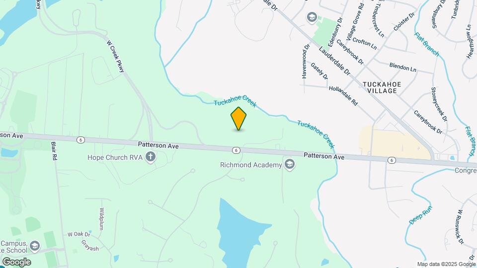 Tuckahoe Pines Mapa y Detalles de la Ubicación