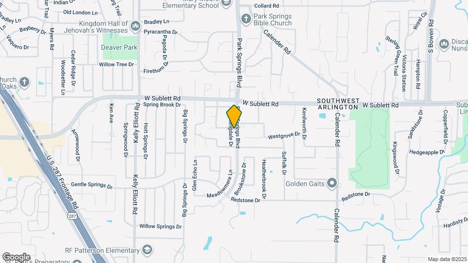 6105 Farmingdale Dr Map and Location Details