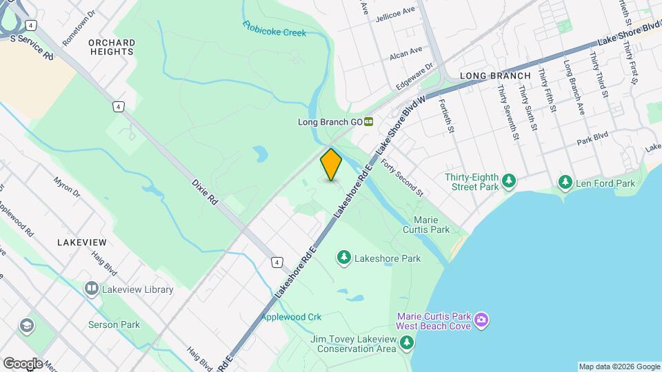 1515 Lakeshore Rd E, Unit 610 Map and Location Details