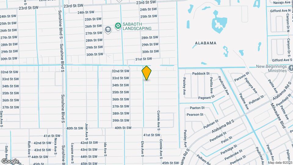 2612 34th St SW Map and Location Details