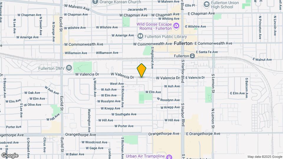 336 W Valencia Dr Map and Location Details