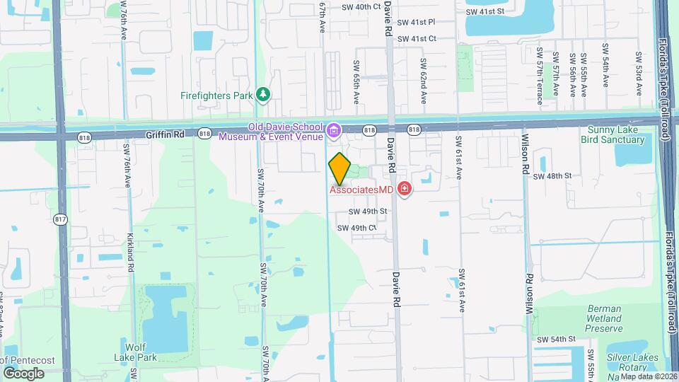 4760 SW 66th Terrace Map and Location Details