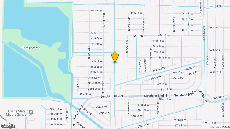 3017 37th St W Map and Location Details