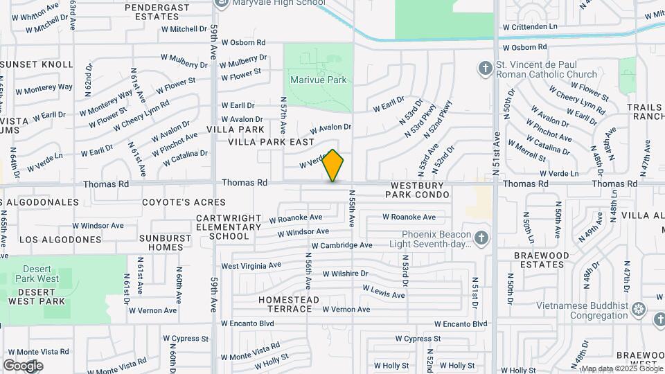 5530 W La Reata Ave Map and Location Details